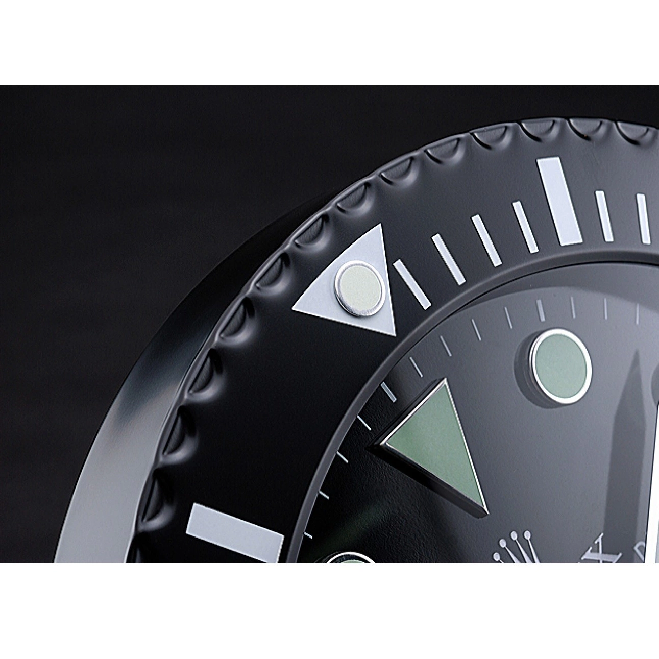 Rolex aaa copy 622474 Rolex Clock Submariner Wall Black 0517